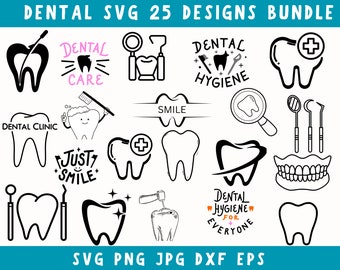 Dental Svg, Dental Clipart, Dental Assistant Svg, Dental Png, Dental Hygiene Svg, Dental Svg Bundle, Dental Png Files, Svg Files For Cricut