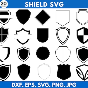 Shield Svg Png Bundle, Shield Png Bundle, Shield Clipart, Shield Vector, Shield Dxf, Shield Cut Files, Svg Files For Cricut,Instant Download