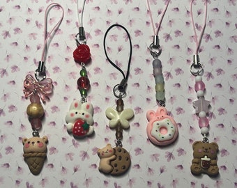 Animal Food Phone Charm l Chaveiro Fofo