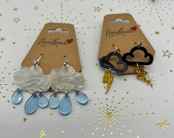 Pendientes de nube l Pendientes colgantes