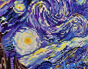ZOOYA DIY 5D Diamond Painting Van Gogh Starry Night Diamond