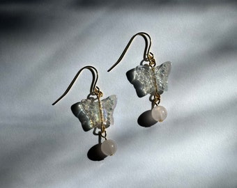 Whimsical butterfly earrings