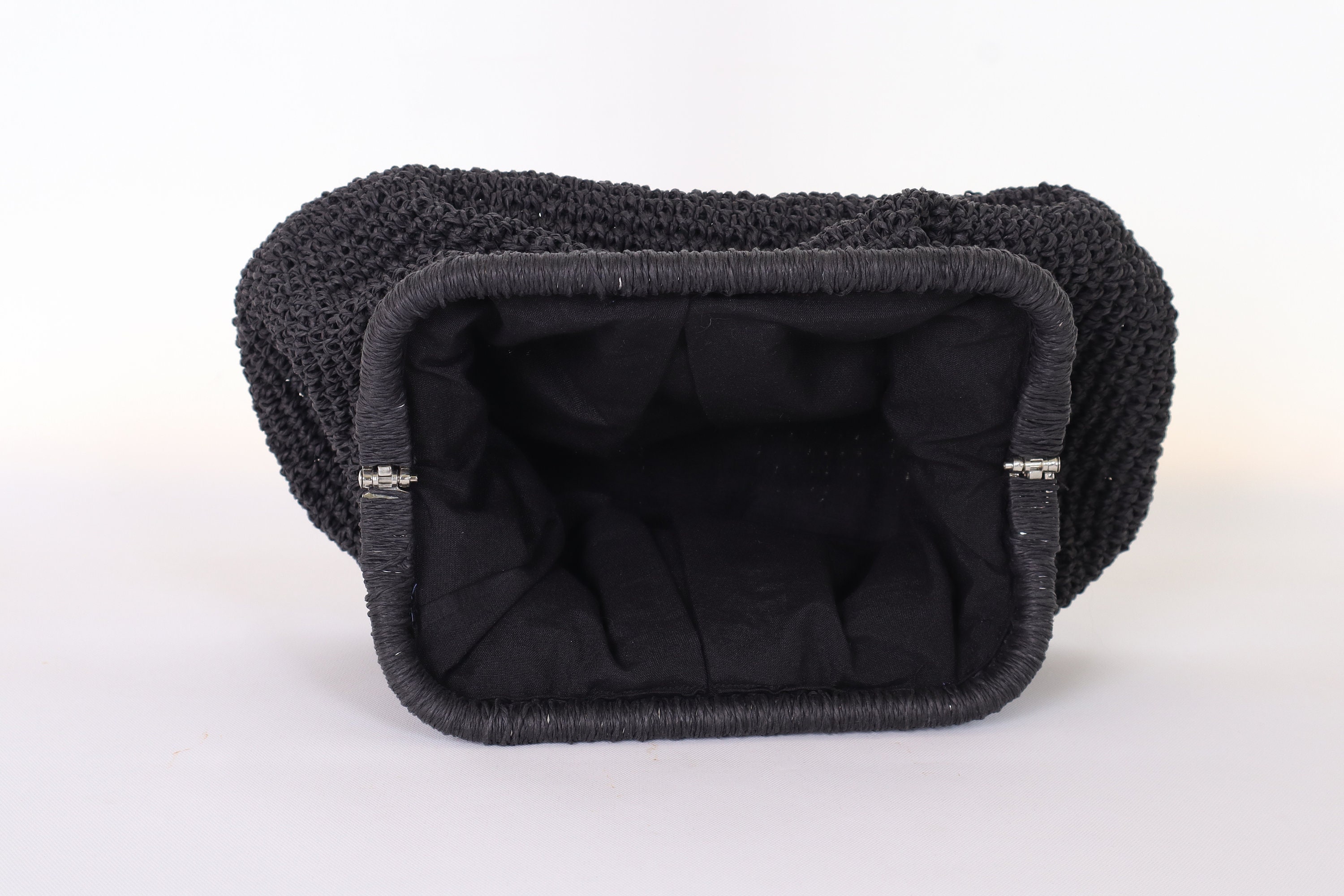 Straw Bag Clutch Crochet Clutch Bag Paper Bag Coach Natural - Etsy
