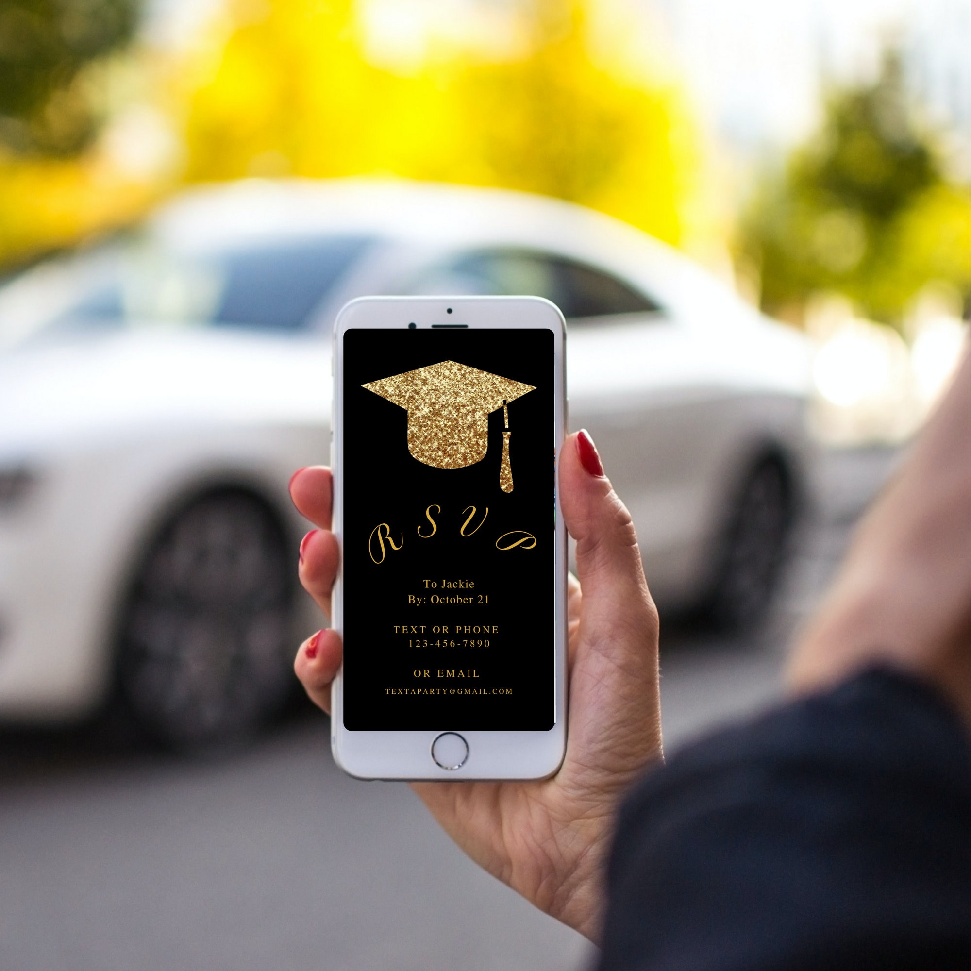 Music Graduation Party Invitation, College Grad Invite Him Her, Graduating Class of 2024 2025