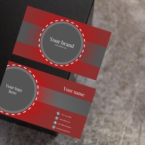 Editable Business Card Template: Canva File (Digital Download)