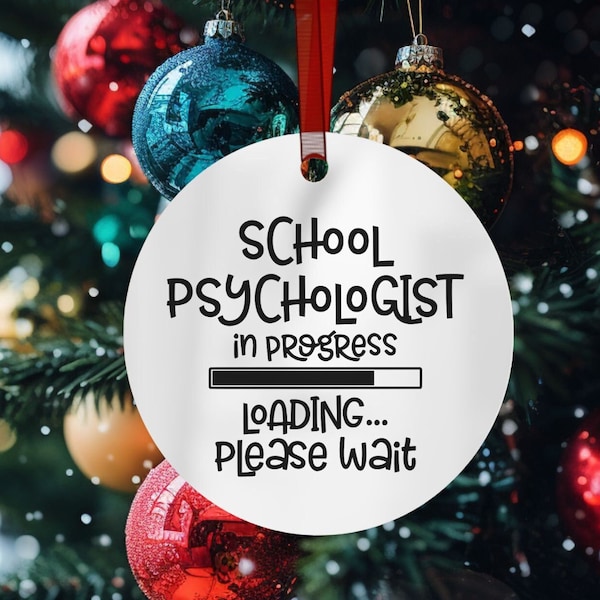 School Psychologist Gift, School Psychologist Ornament, Schools Psychologist, Psychology Student, Psychology Major, Personalized Xmas Gift