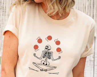 Knitting Shirt, Knitting Gift, Knitter Shirt, Knitter Gift, Skeleton Shirt, Knitting Nerd, Halloween Shirt, Spooky Season Tee,Funny Knitting