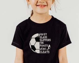 Soccer Shirt, Girls Soccer Team Shirt, Girls Soccer Gift, Soccer Girl Shirt, Soccer Girl Gifts, Cute Soccer Shirt,This Princess Wears Cleats