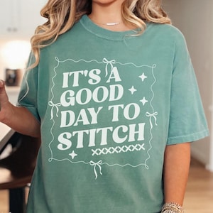 Cross Stitch Shirt, Comfort Colors® Shirt, Funny Cross Stitch, Cross Stitcher Gift for Mom, Cross Stitching Shirt, Cross Stitch Lover