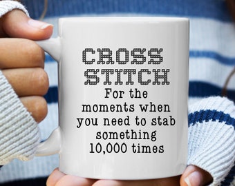 Cross Stitch Coffee Mug, Mom Cross Stitcher Gift, Cross Stitch Mama, Cross Stitching Mug, Cross Stitch Mug, Cross Stitcher Gift