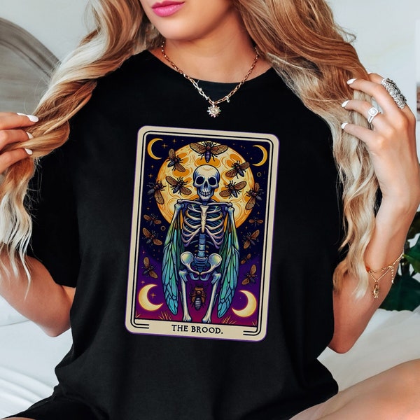 Insect Cicada Shirt, Bug Lover Gift, Year of Cicadas Tee, Insect Lover Shirt, Summer Scream,Insect T-shirt,Tarot Card Shirt,Funny Tarot Card