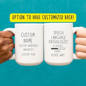 SLP Gifts Personalized, Student SLP, Speech Language Pathologist, Custom SLP, Speech Therapy Gift, Speech Therapist Gift