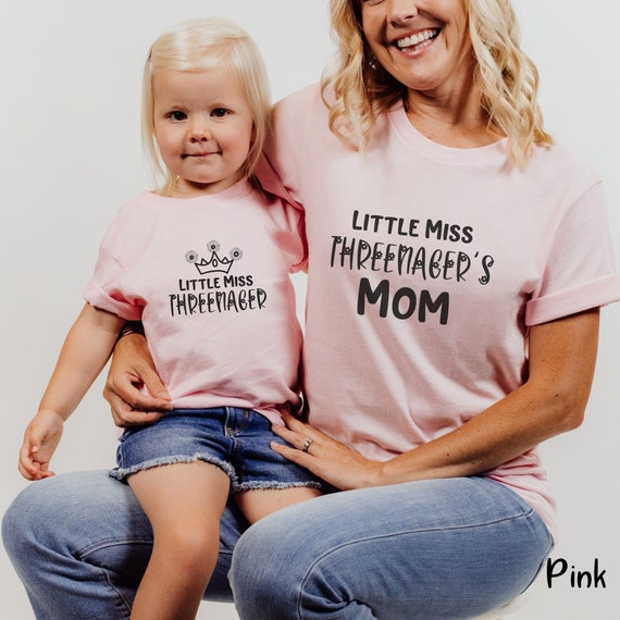 matching birthday shirts for mom and daughter
