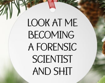 Forensic Science, Forensic Pathologist, Forensic Scientist, Funny Forensics, Forensic Science Graduation, Forensics Ornament