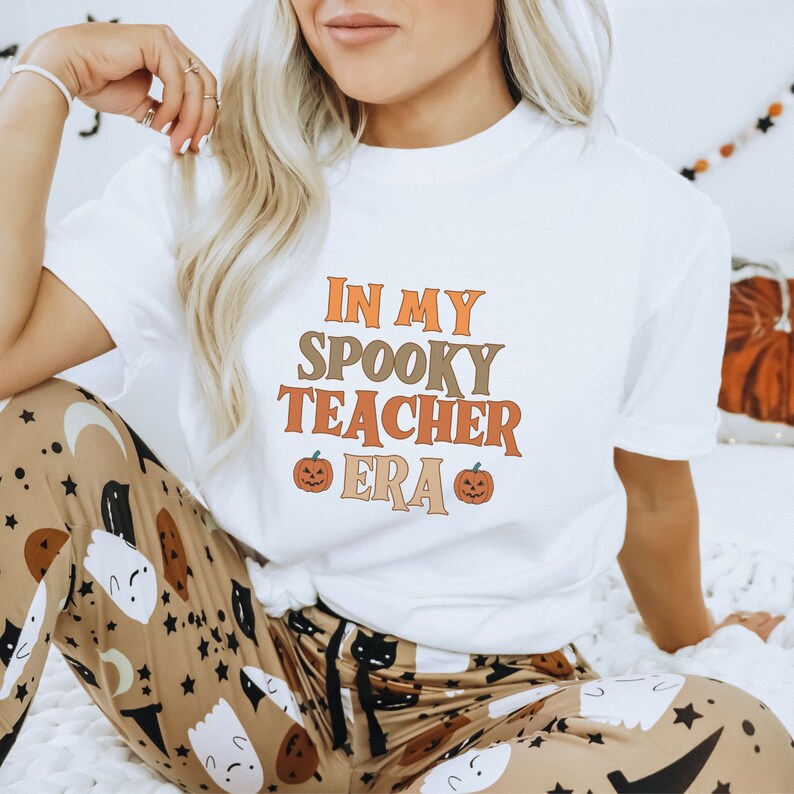 Halloween Teacher Shirt Spooky Teacher Shirt Teacher Teams Etsy