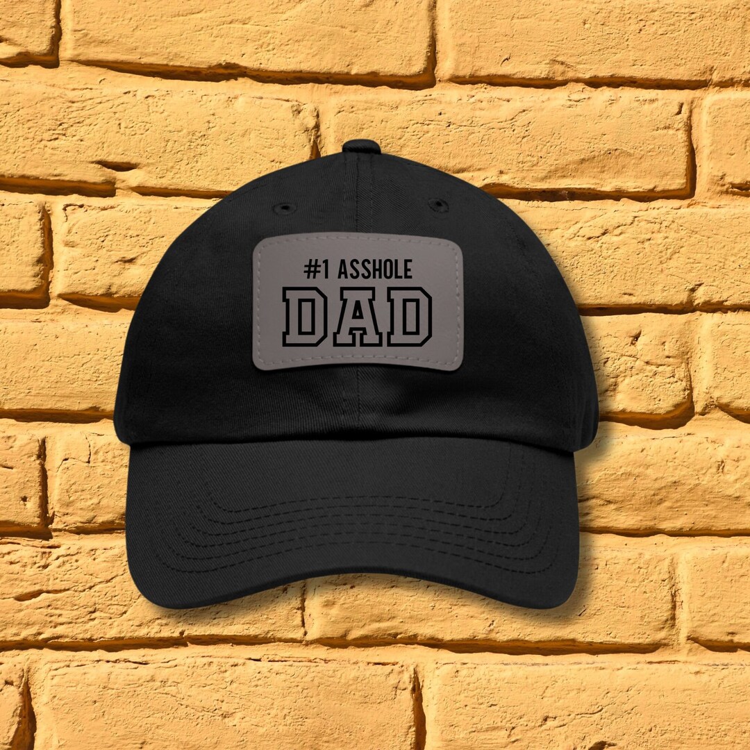 Dad Hat Patch Leather Patch Hat Funny Dad Hat Dad Hats Etsy