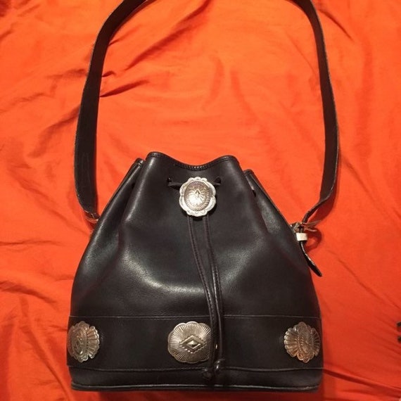 Rare Vintage Brighton Black Leather 