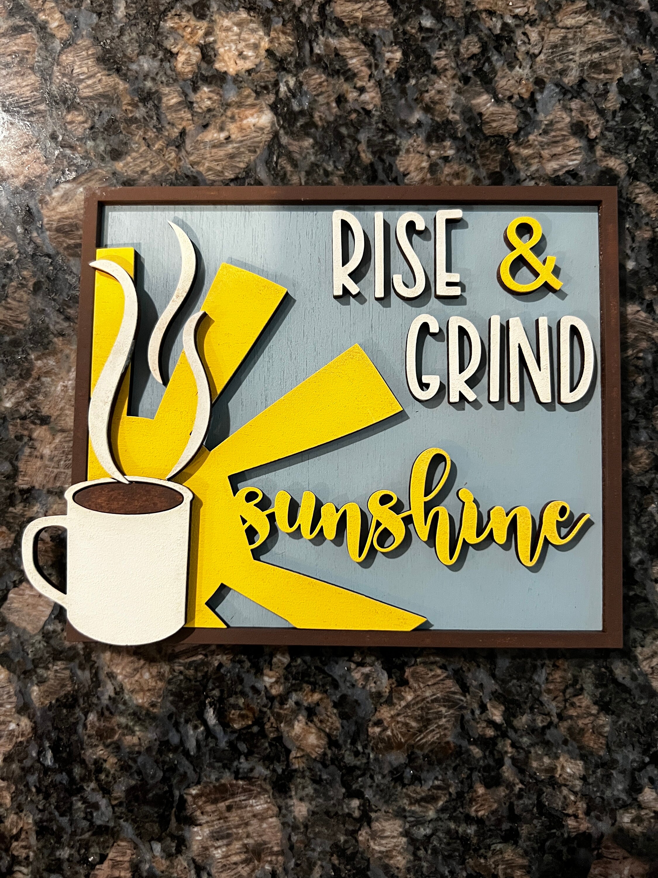 Coffee Tiered Tray Decor Coffee Lovers Coffee Decor Coffee Etsy