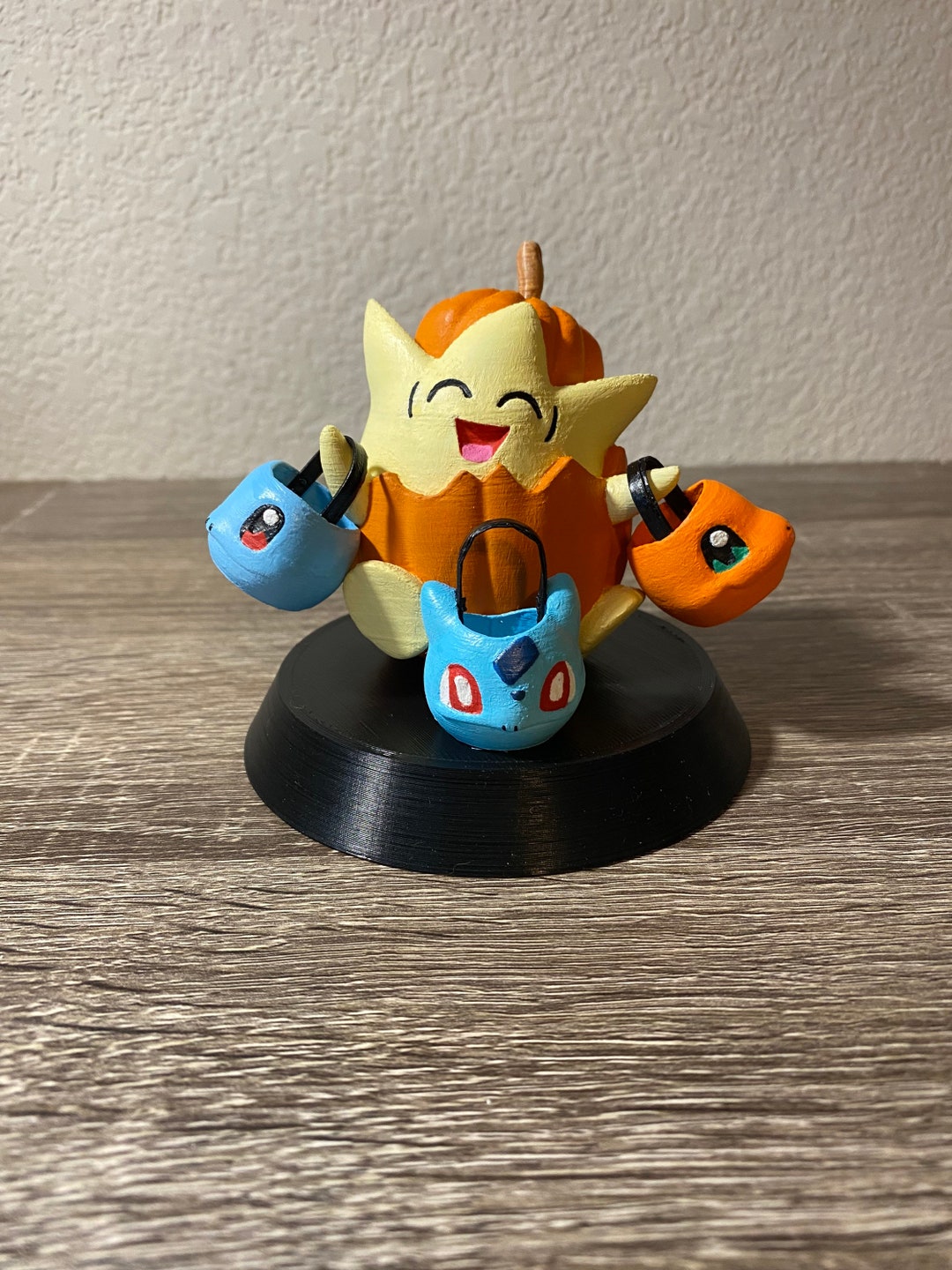 Pumpkin Togepi With Pokémon Buckets 3D Printed Etsy