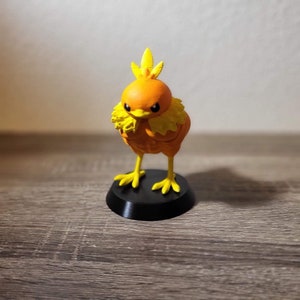 Buff Torchic stampato in 3D