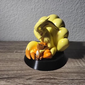 Ninetails and Vulpix 3D Printed