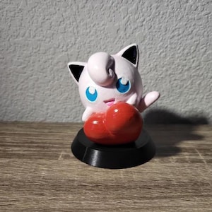 Jigglypuff with Heart 3D Printed