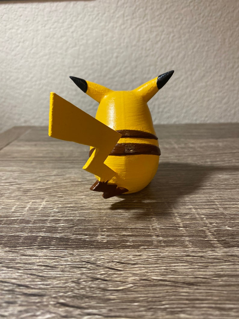 Chubby Pikachu 3D Printed - Etsy