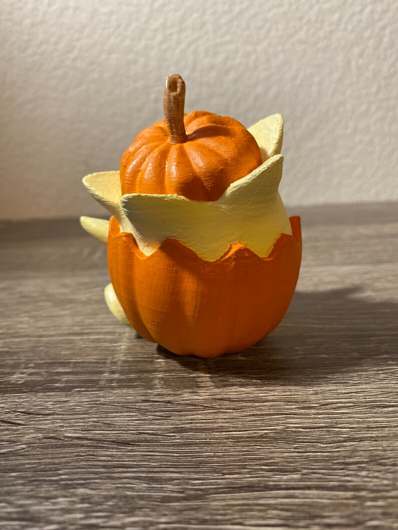 Pumpkin Togepi With Pokémon Buckets 3D Printed Etsy