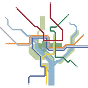 Washington DC metro kruissteekpatroon