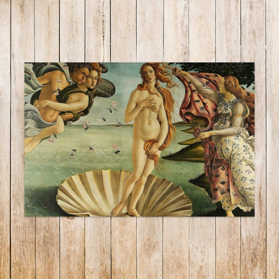 The birth of Venus by Botticelli, Artworks