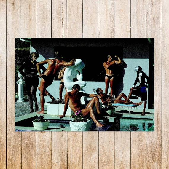 Helmut Newton Swimming Pool Swimming Pool by Helmut Newton Swimming Pool  Print Helmut Newton Poster Lostvintages - Etsy UK
