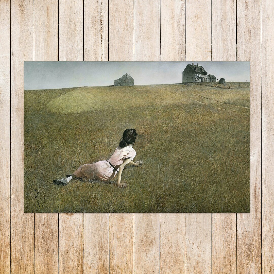 Reproduction of Andrew Wyeth Artwork Andrew Wyeth Girl in Field Andrew