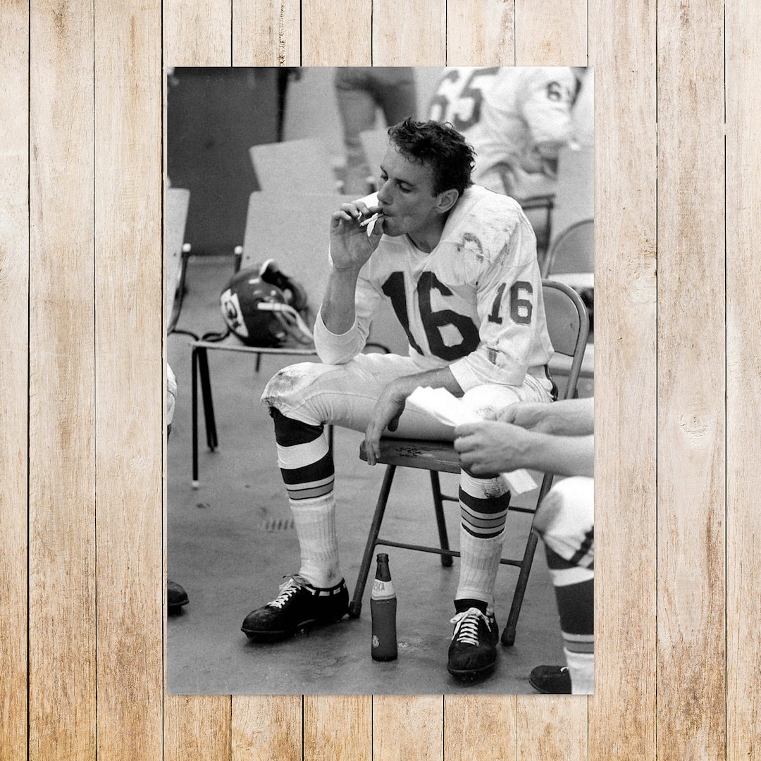 Len Dawson Iconic Photo Len Dawson Print Len Dawson’s Iconic Smoking