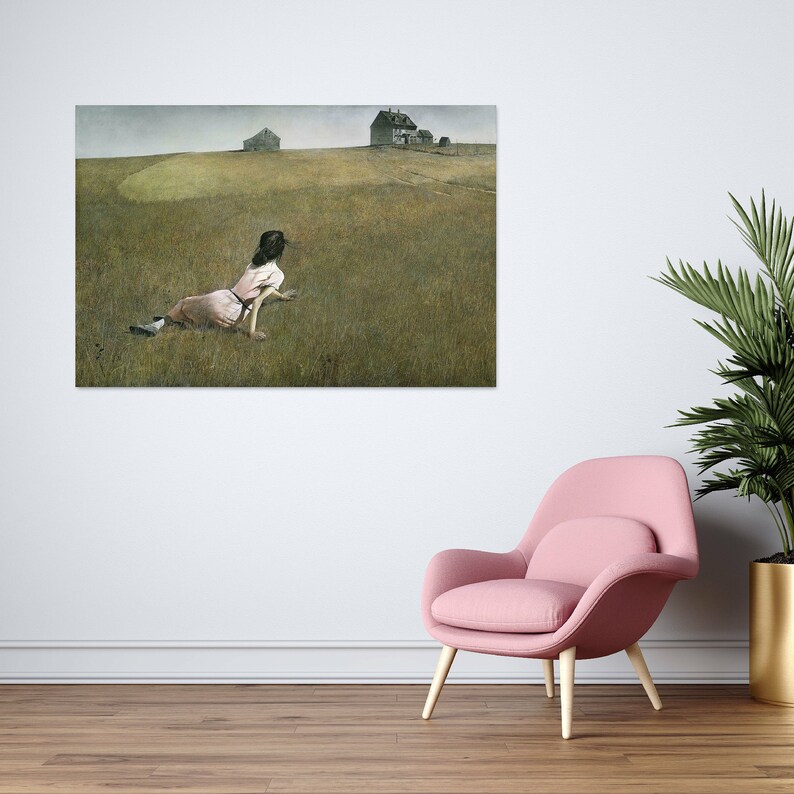 Reproduction of Andrew Wyeth Artwork Andrew Wyeth Girl in Field Andrew