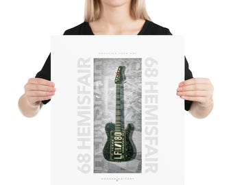 Póster de guitarra de Texas Hemisfair