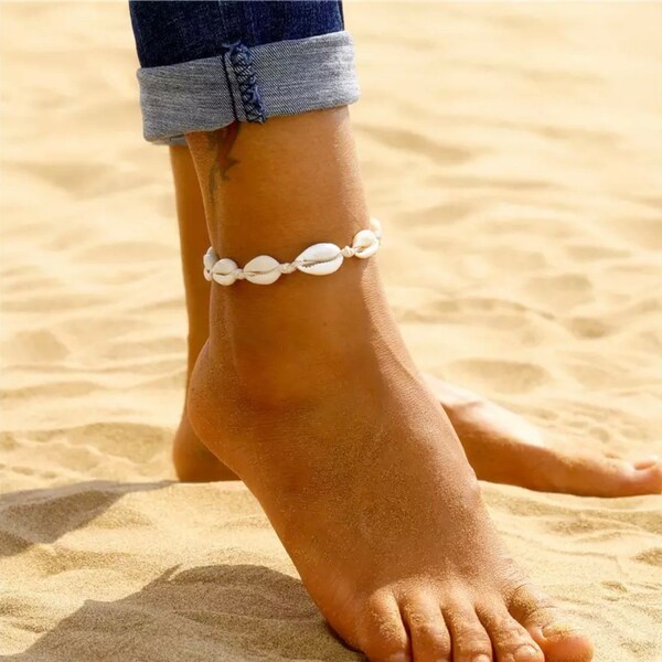 Shell Anklet Etsy