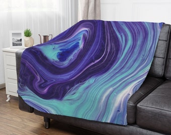 Colorful Blanket with Soft, Fleece Material for Comfort