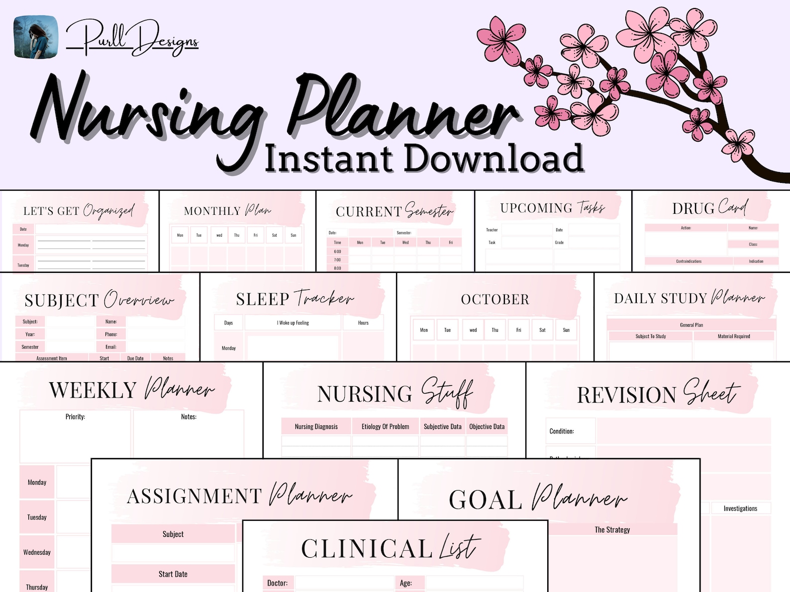 Free Printable Nursing School Planner