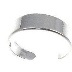 Sterling  Silver  925  5  MM  Band  Adjustable  Toe  Ring