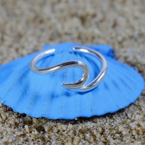 Sterling  Silver  925  Adjustable  Silver  Whisper  Toe  Ring