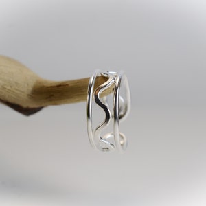 Sterling  Silver  925  Adjustable  Parisean  Toe  Ring