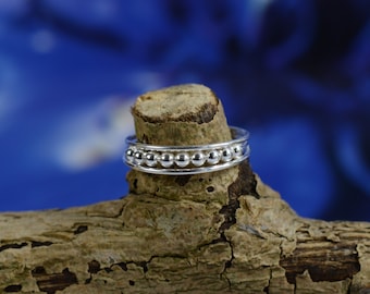 Sterling  Silver  925  Adjustable  Balls  Toe  Ring