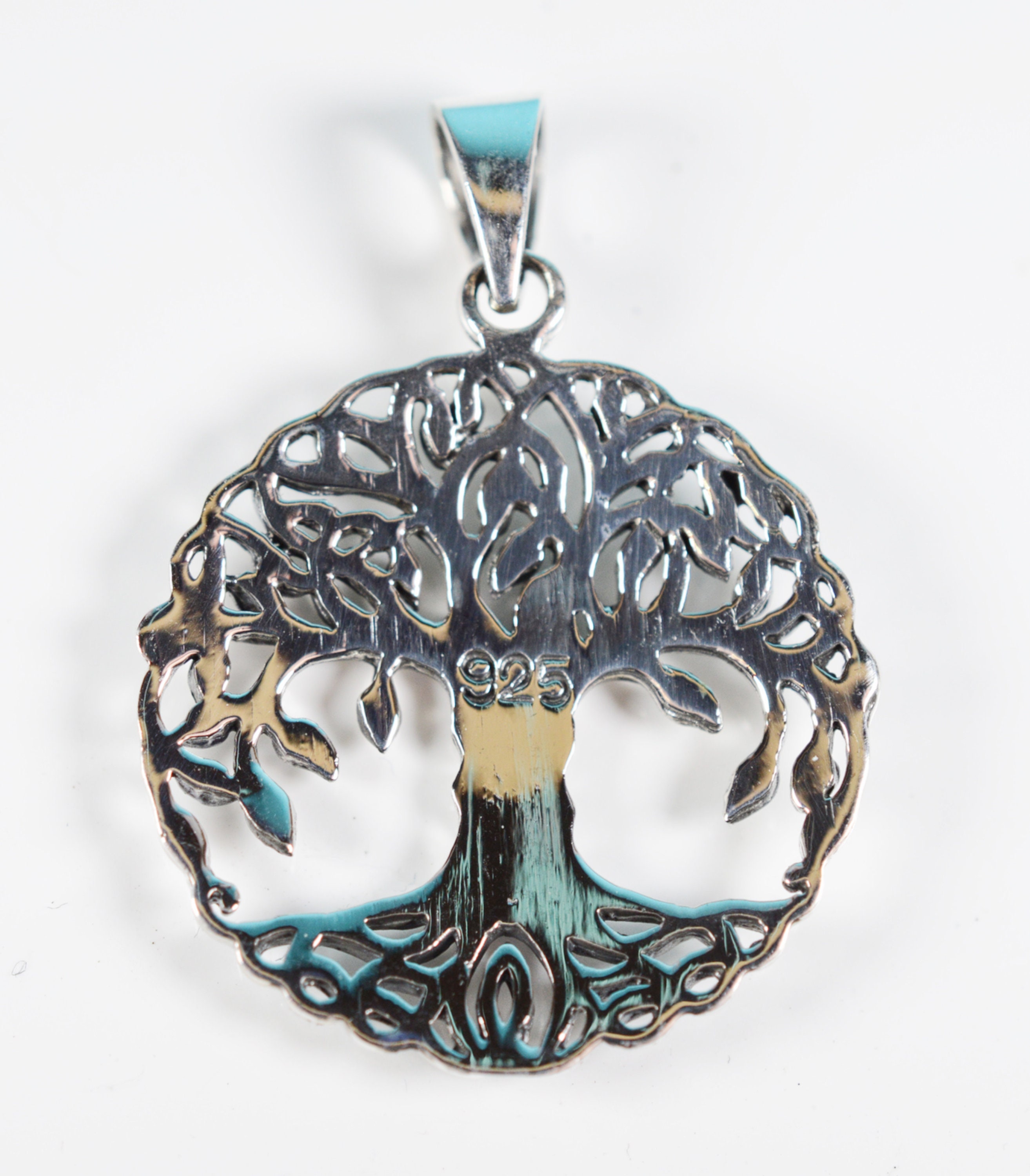 Sterling Silver 925 Hanging Tree of Life Pendant in Gift Box - Etsy