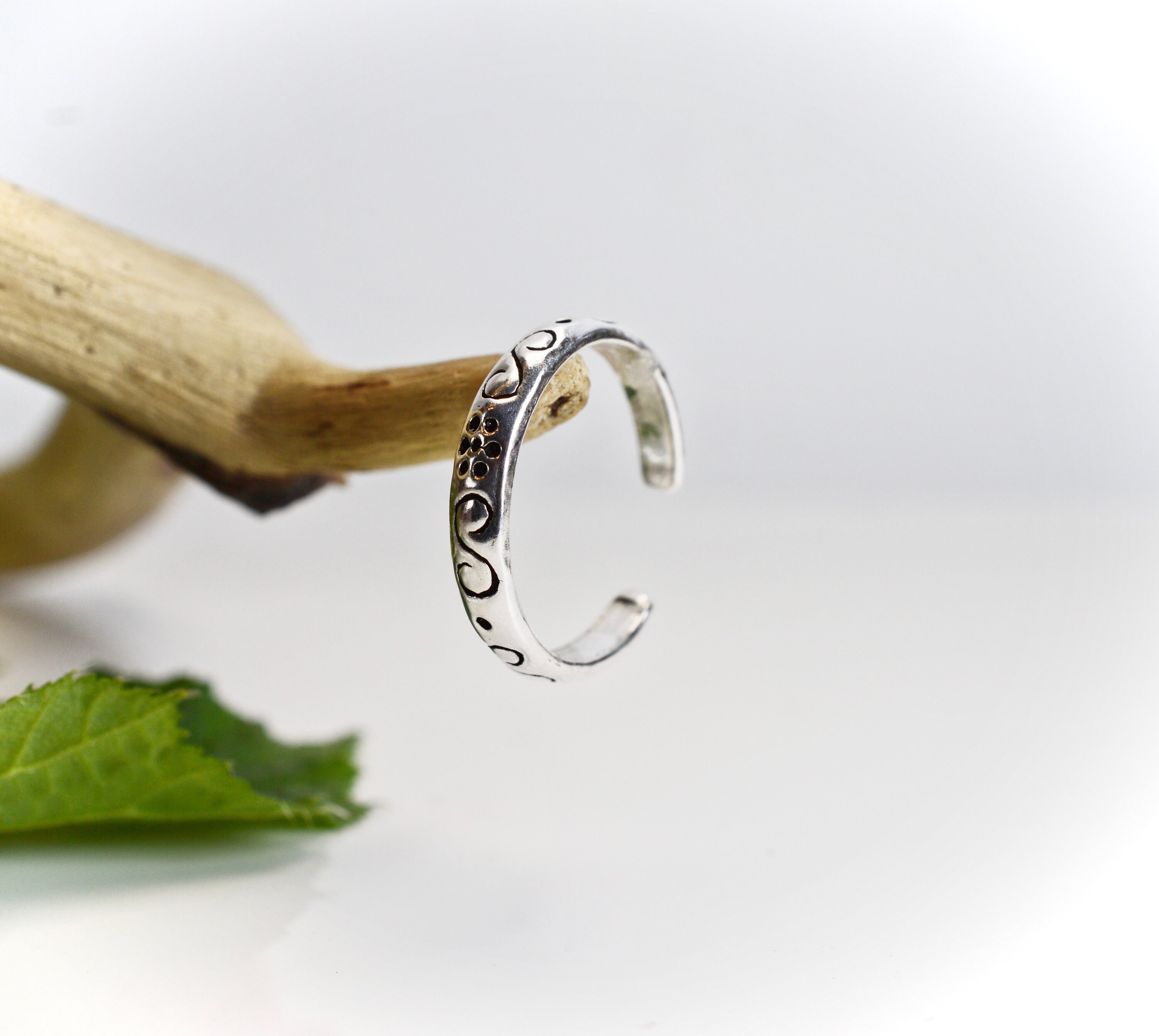 Sterling Silver 925 S's Adjustable Toe Ring - Etsy Australia