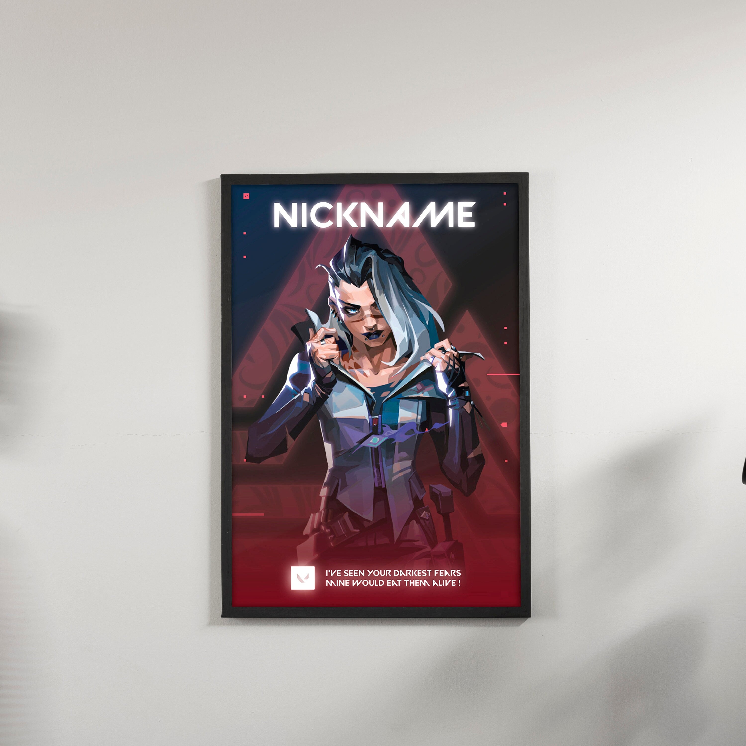 Valorant Custom Poster Valorant Personalized Valorant Fade Etsy Hong Kong