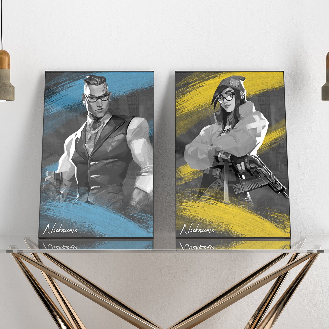 Valorant Custom Poster Valorant Personalized Valorant Fade Etsy