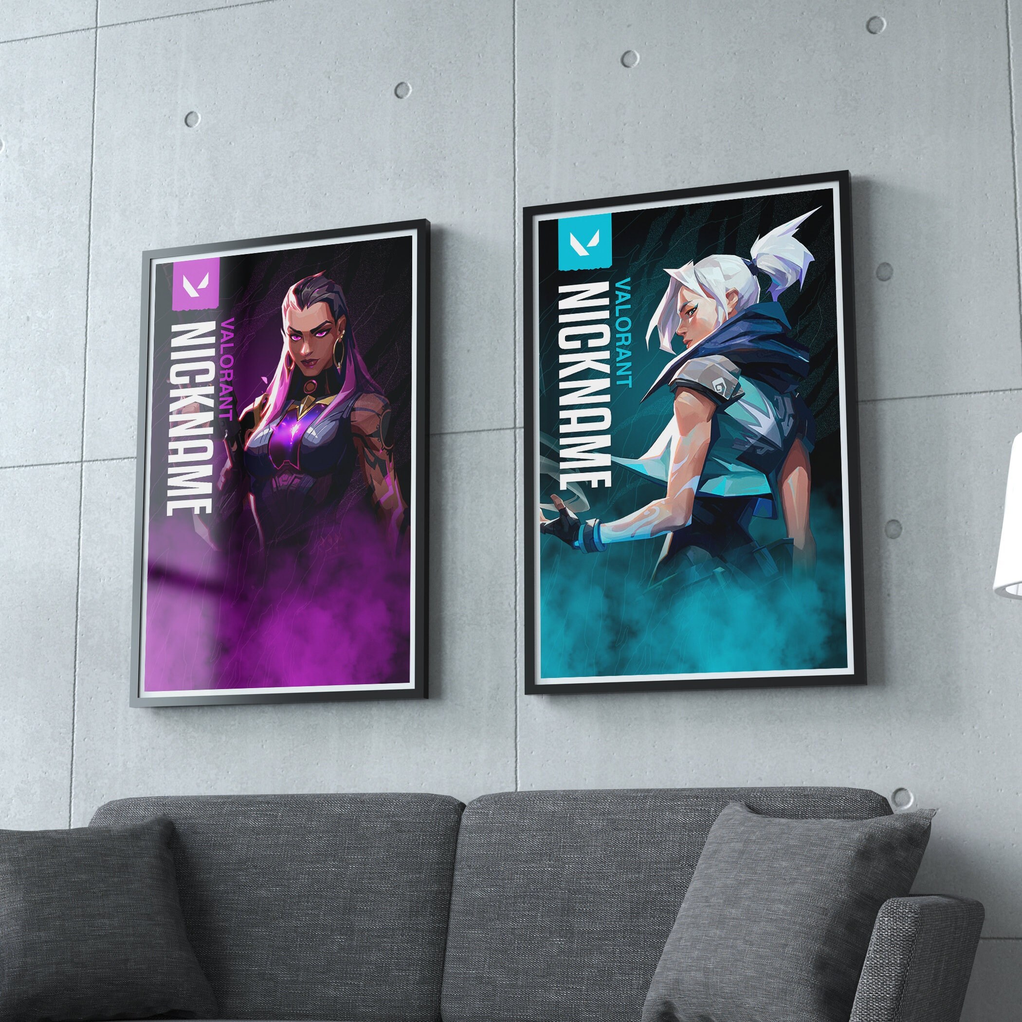 Valorant Custom Poster Valorant Personalized Valorant Fade Etsy Canada