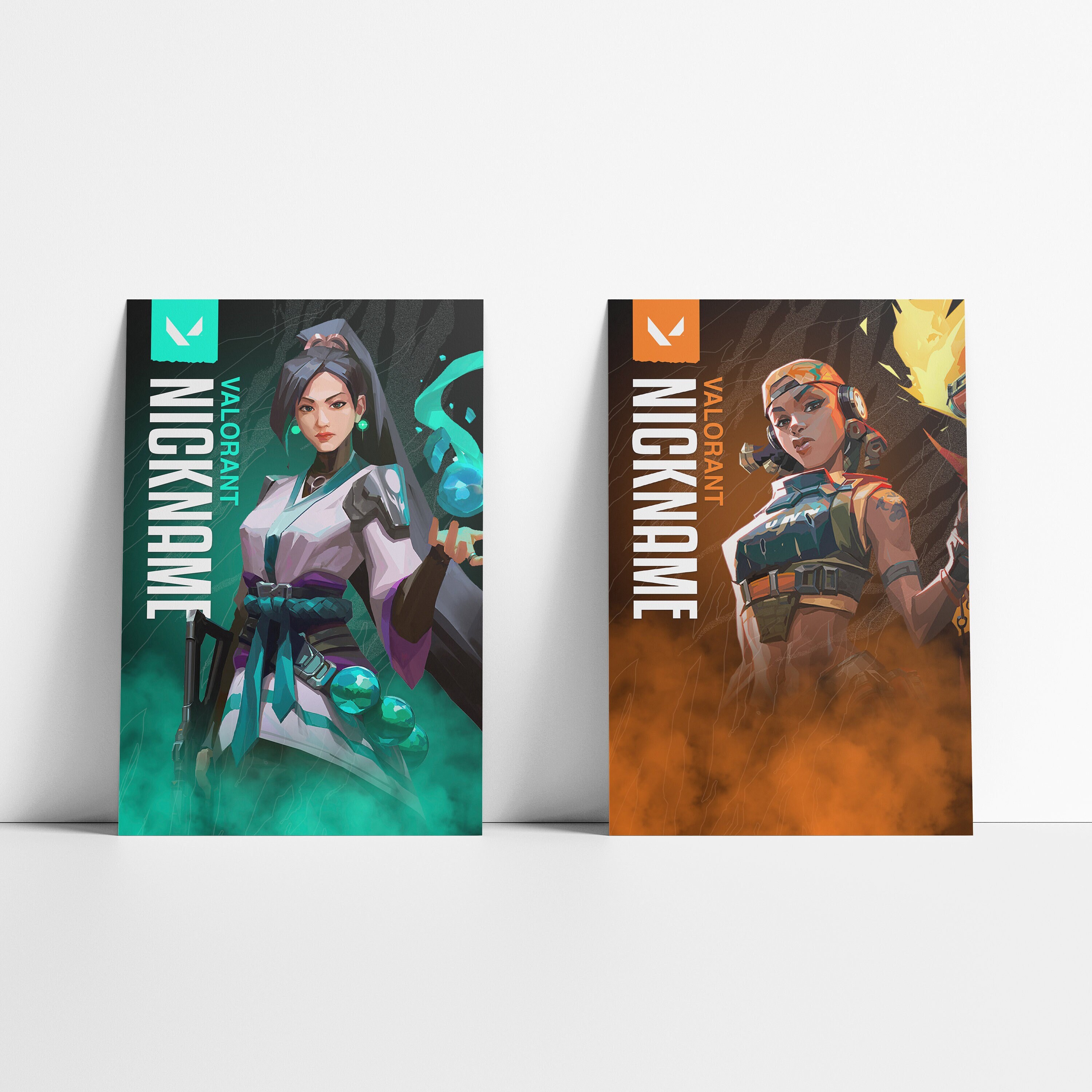 Valorant Custom Poster Valorant Personalized Valorant Fade Etsy Canada