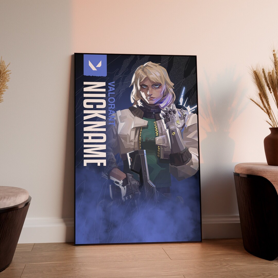 Valorant Custom Poster Valorant Personalized Valorant Gekko Etsy