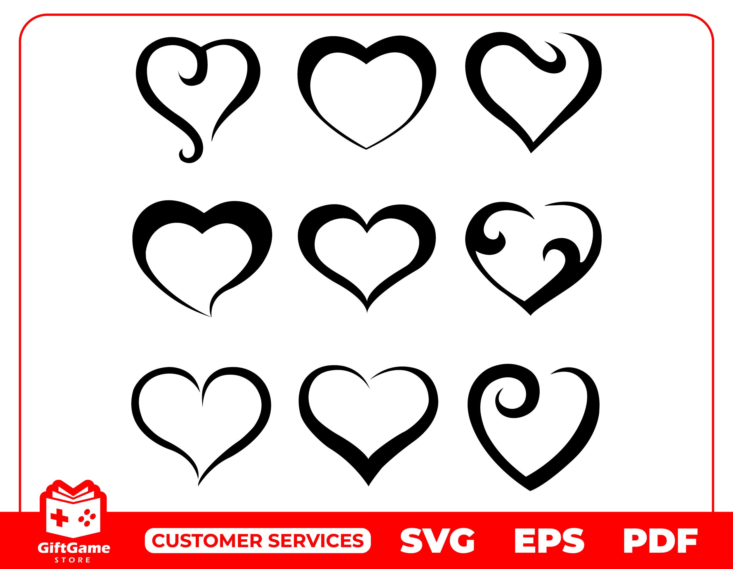 Plotterdatei Herz Svg Herz Plotterdatei Herz Svg Herz - Etsy.de